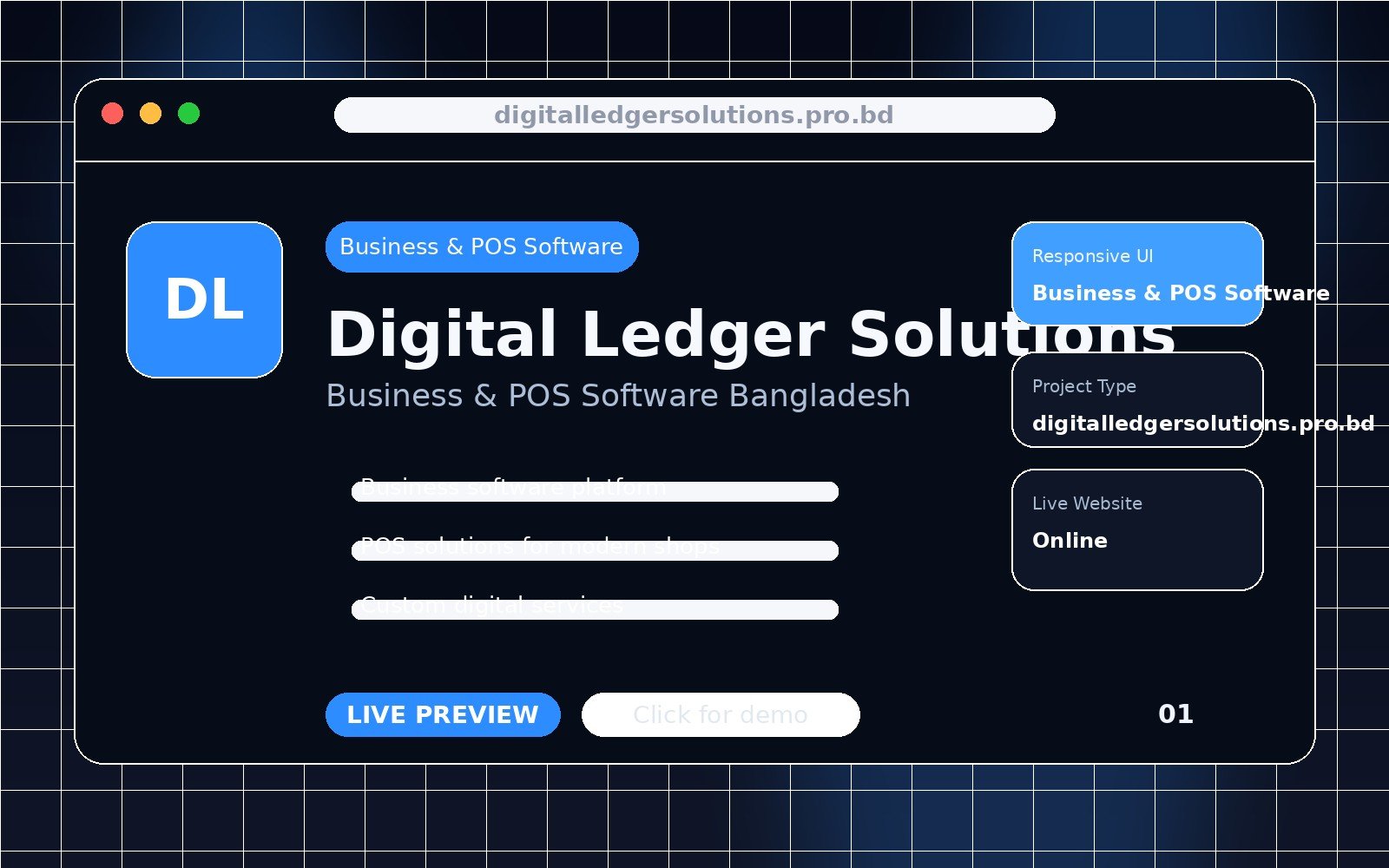 Digital Ledger Solutions project preview