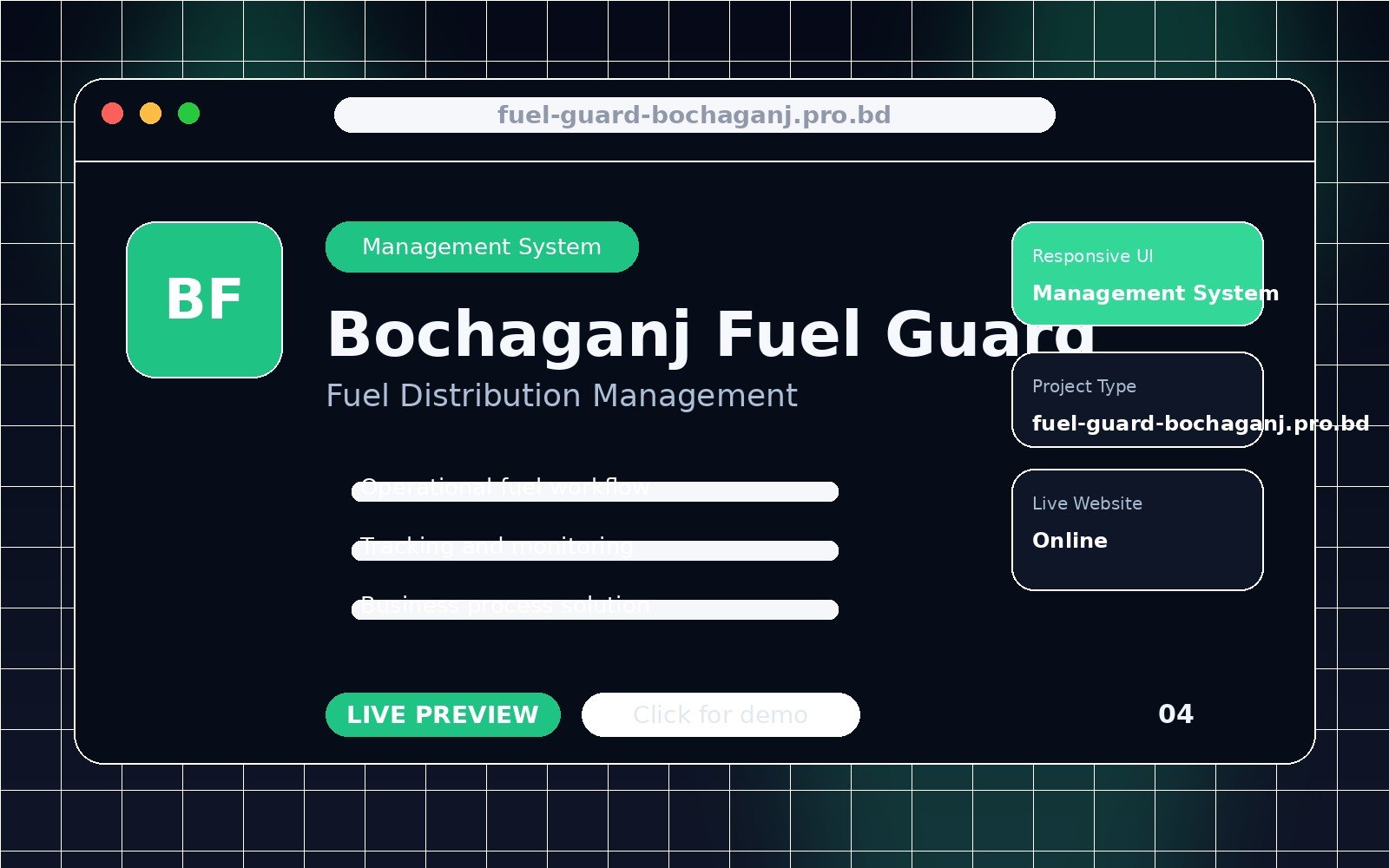 Bochaganj Fuel Guard project preview