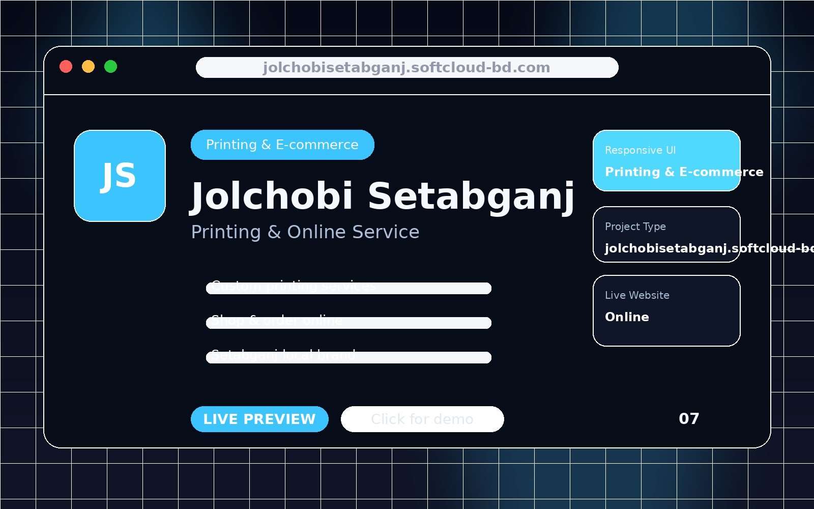 Jolchobi Setabganj project preview